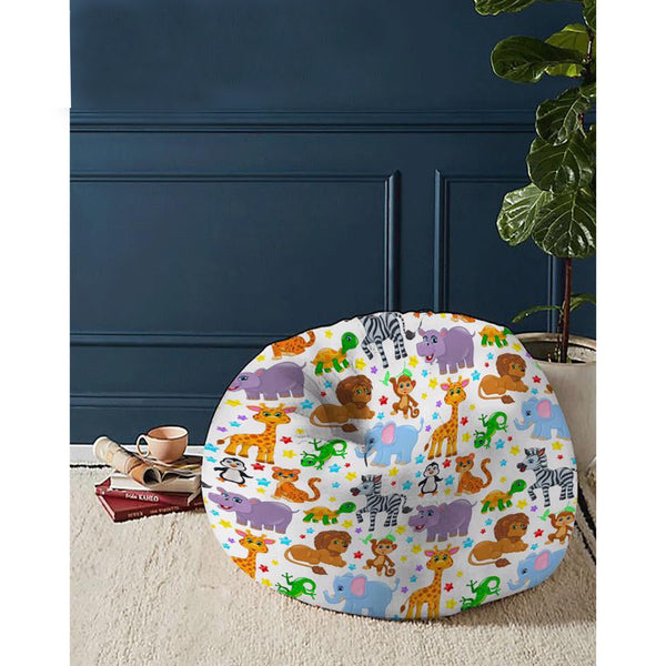 Children's plush bean bag with linen -PRV-069