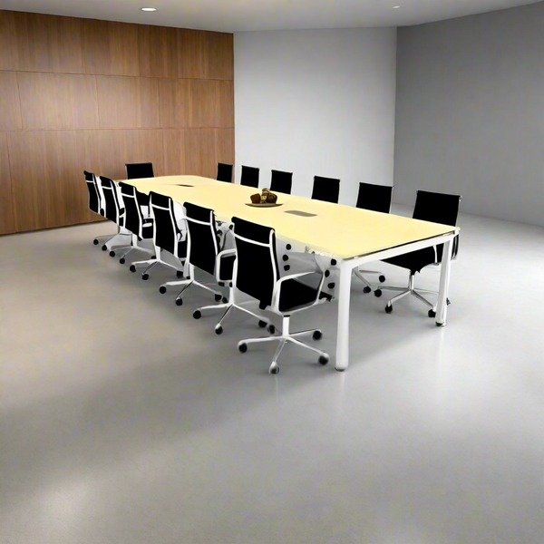 Meeting table - 240x120 - Spanish MDF wood with metal chassis - CEM-034