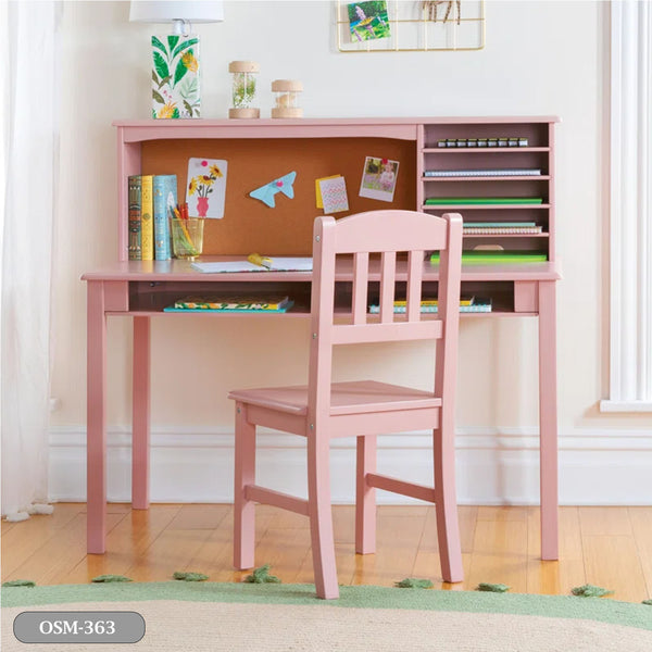 High quality wooden countertop children's desk with office chair - OSM-363