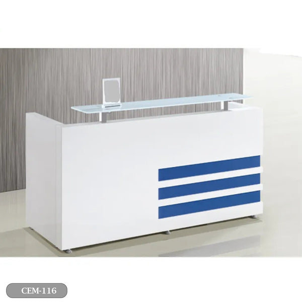 Reception desk - Reception Counter - Spanish MDF wood - CEM-116