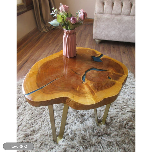 Natural wood coffee table - LEW-002