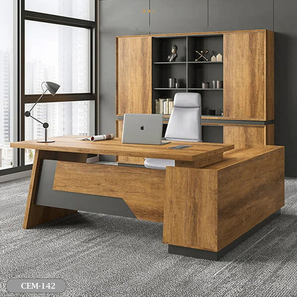 High quality Spanish MDF wood manager desk - CEM-142