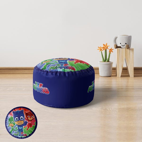 Velvet and linen children's pouf - PRV-231