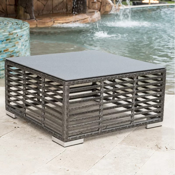 Acacia table for outdoor decor