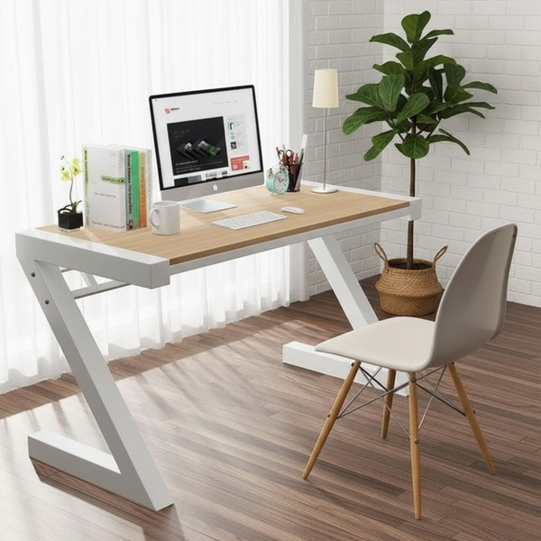 Modern metal and high-quality MDF wood desk MSC-525 – Elegant practical design suitable for work and study