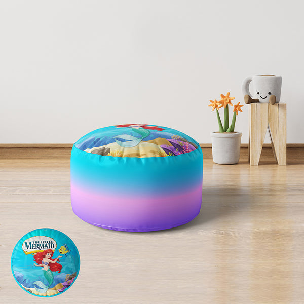 Velvet and linen children's pouf - PRV-243