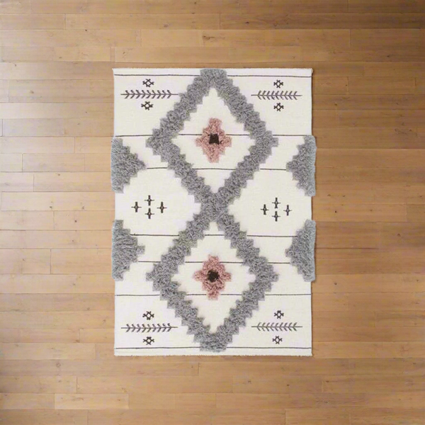 Handmade pure wool rug - 200x150cm - LUS-232