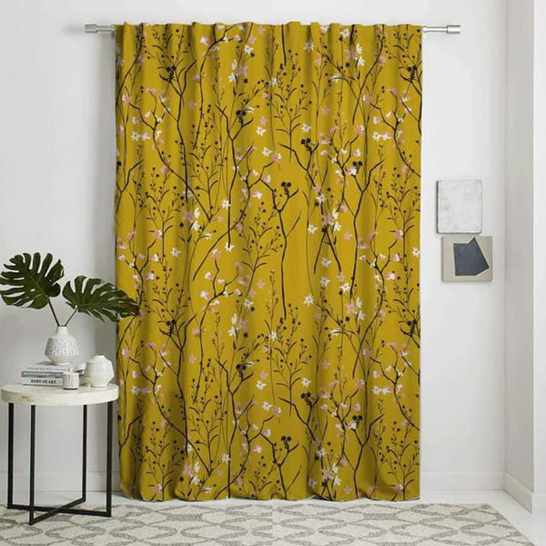 Children's curtain made of velvet fabric with linen - PRV-157