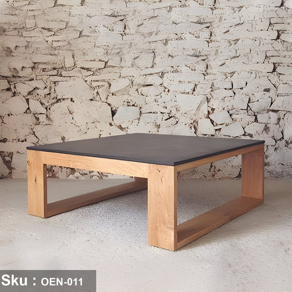 Natural wood coffee table - OEN-011