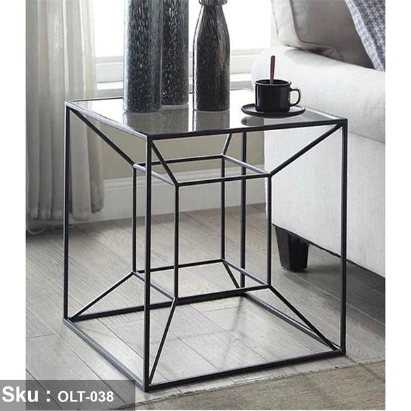 Thermal paint side table - OLT-038