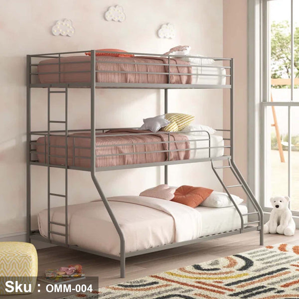 Metal baby bed with thermal paint - OMM-004