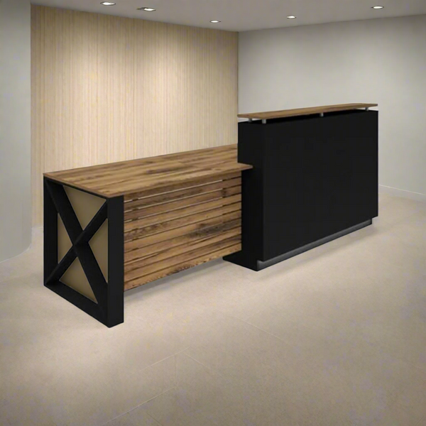 Reception desk - Reception Counter - Spanish MDF wood - CEM-073