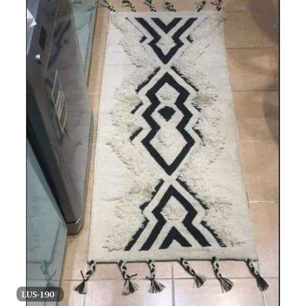 Handmade pure wool rug - 80x150cm - LUS-190