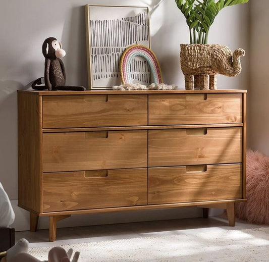 Side Wooden Counter Drawer Unit with Doco Paint + Oyster – Model CHW-057