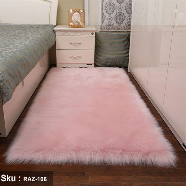 Beriana Fur Rug with Non-Slip Leather Lining - 100*150