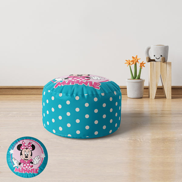 Velvet and linen children's pouf - PRV-236