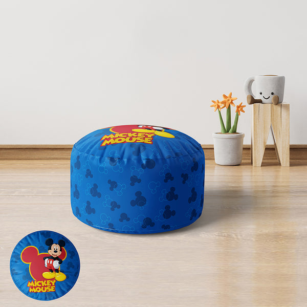 Velvet and linen children's pouf - PRV-234