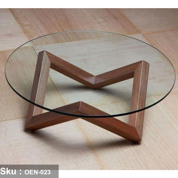 Natural wood coffee table - OEN-023