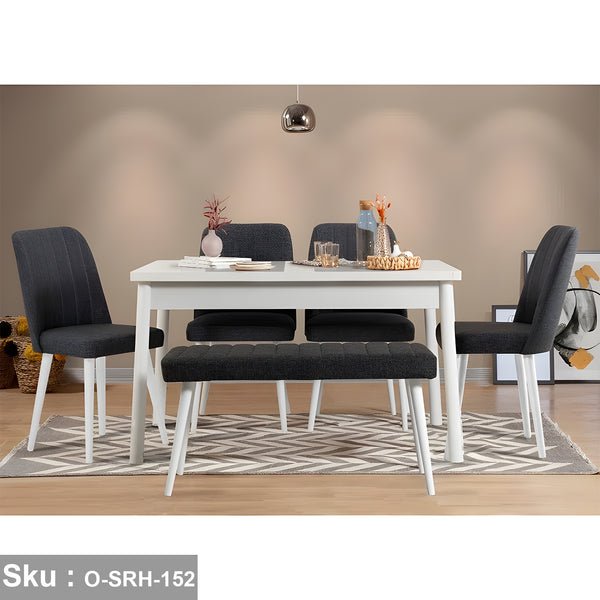 Wooden dining set - O-SRH-152