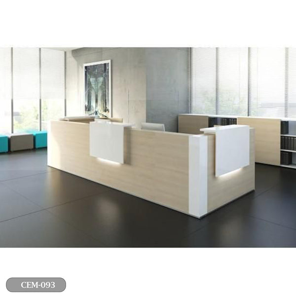 Reception desk - Reception Counter - Spanish MDF wood - CEM-093