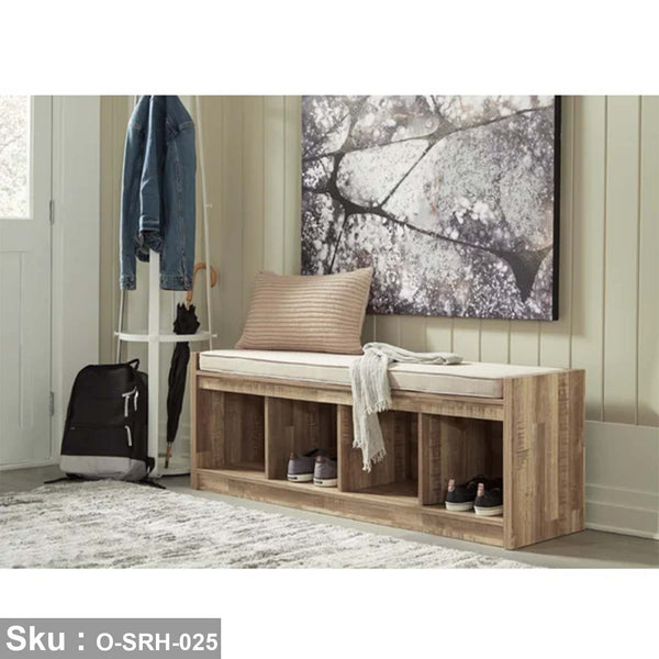 High-quality MDF wooden shoe rack - O-SRH-025