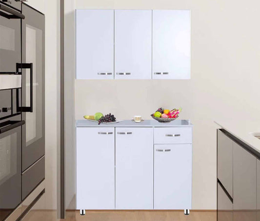 مطبخ مكون من قطعتين خشب MDF معالي الجودة – تصميم عصري أنيق