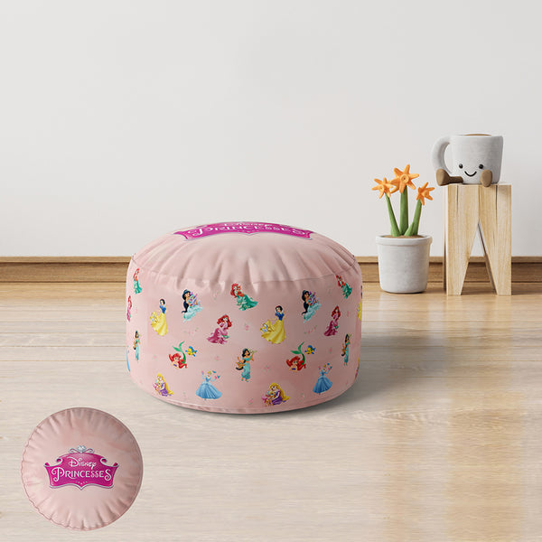 Velvet and linen children's pouf - PRV-241