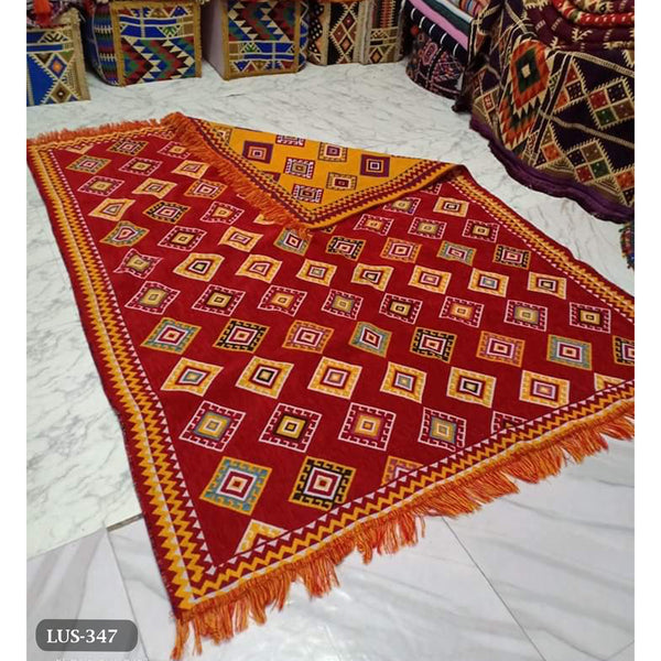 Handmade double face rug - 200x140cm - LUS-347