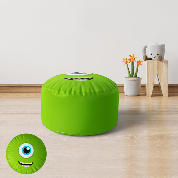 Velvet and linen children's pouf - PRV-227