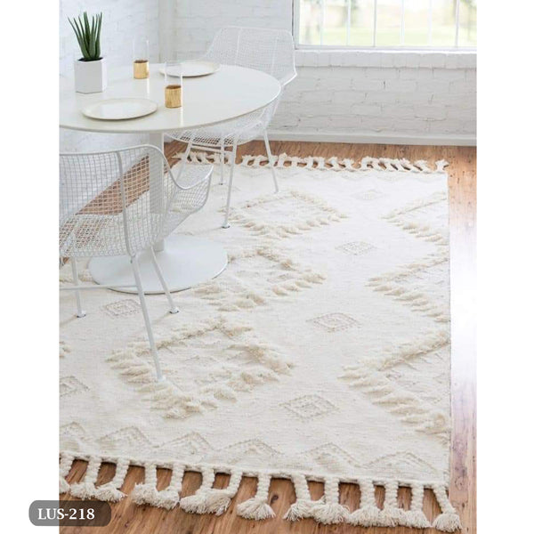 Handmade pure wool rug - 200x150cm - LUS-218