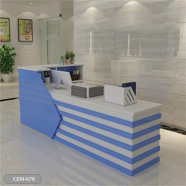 مكتب استقبال - Reception Counter - خشب MDF اسباني - CEM-070