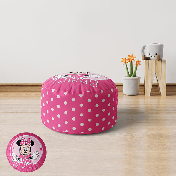 Velvet and linen children's pouf - PRV-235