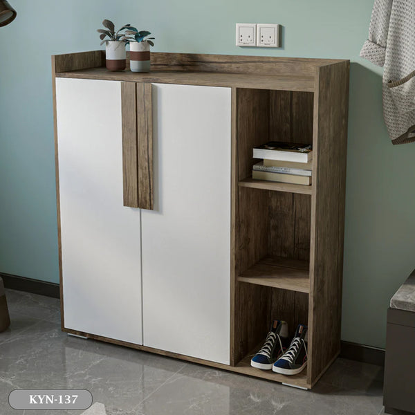 MDF wooden cabinet with melamine layer - KYN-137