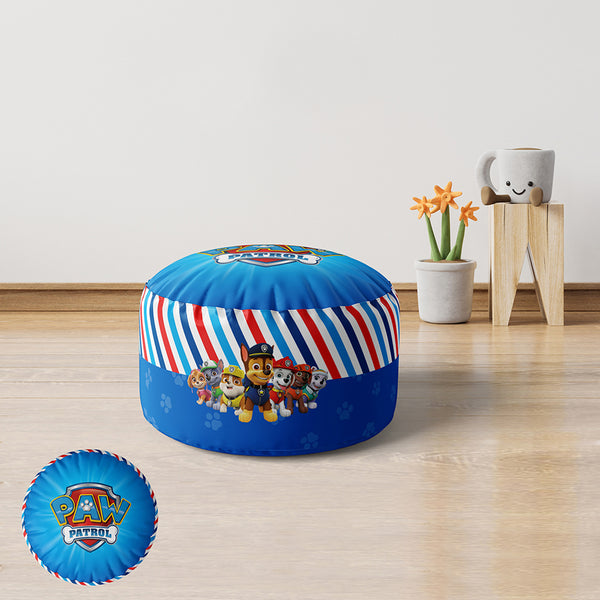 Velvet and linen children's pouf - PRV-221