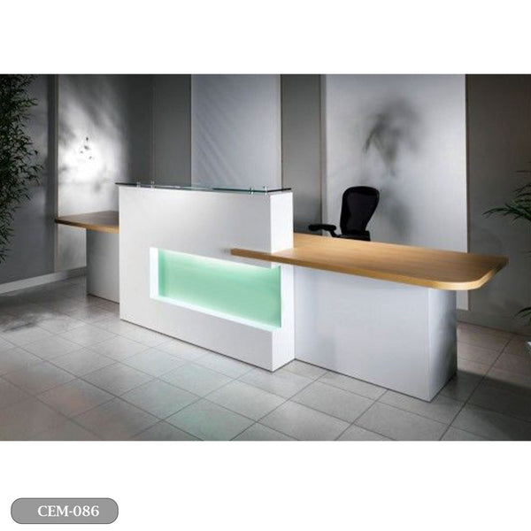 Reception desk - Reception Counter - Spanish MDF wood - CEM-086