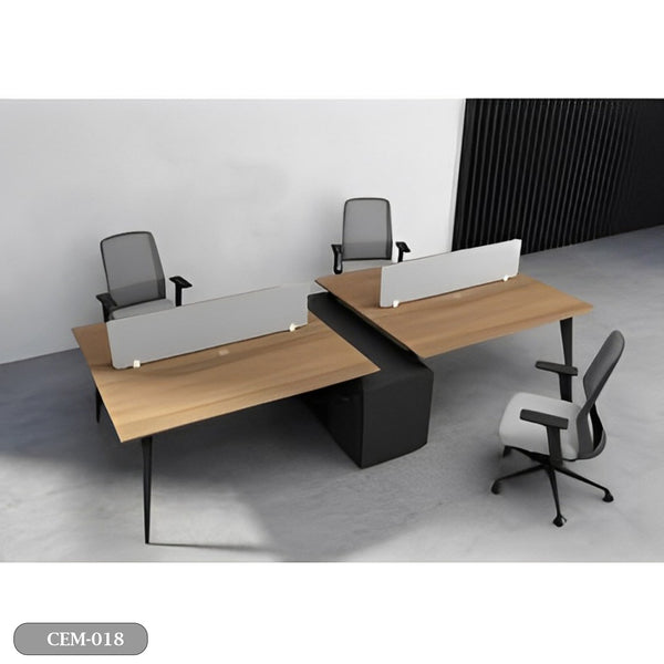 Spanish MDF wood workstation - CEM-018