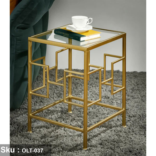 Thermal paint side table - OLT-037