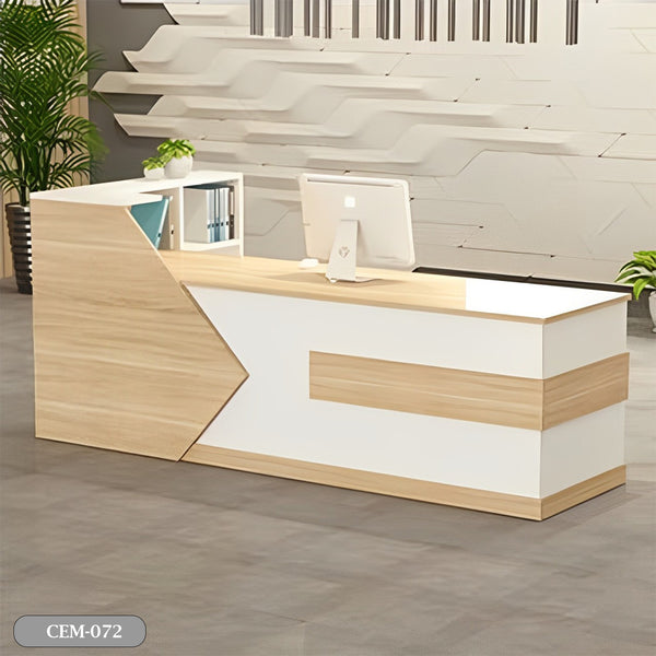 Reception desk - Reception Counter - Spanish MDF wood - CEM-072