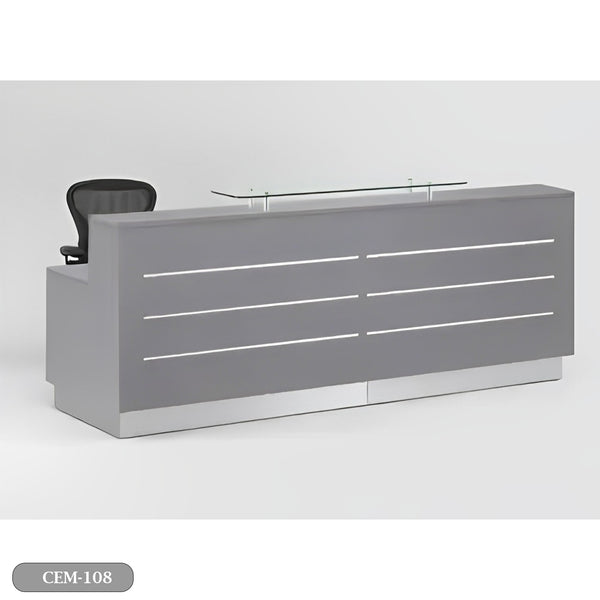 Reception desk - Reception Counter - Spanish MDF wood - CEM-108