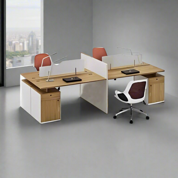 Spanish MDF wood workstation - CEM-001