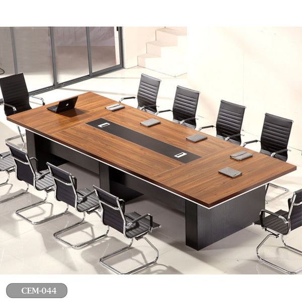 Meeting table - 240x120 - Spanish MDF wood with metal chassis - CEM-044