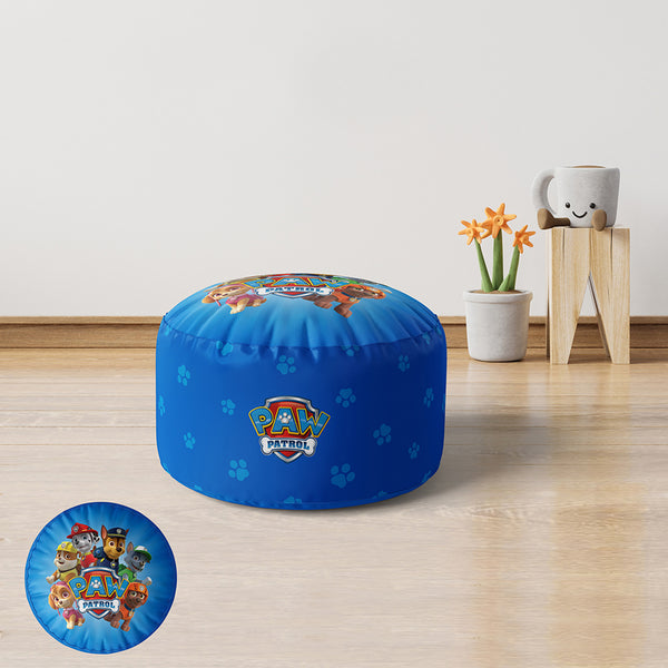 Velvet and linen children's pouf - PRV-222