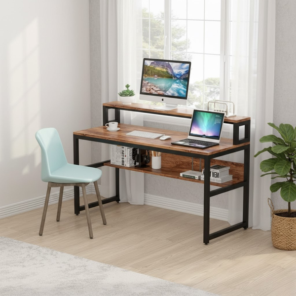 Modern metal and high-quality MDF wood desk MSC-524 – practical elegant design suitable for all uses