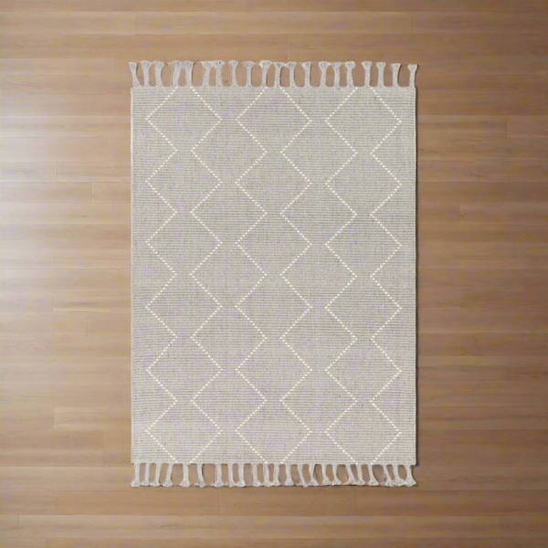 Handmade pure wool rug - 200x150cm - LUS-295