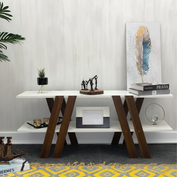 Modern TV Table KBA-018 made of MDF Wood – Elegant Design with 120 cm Size for Living Room