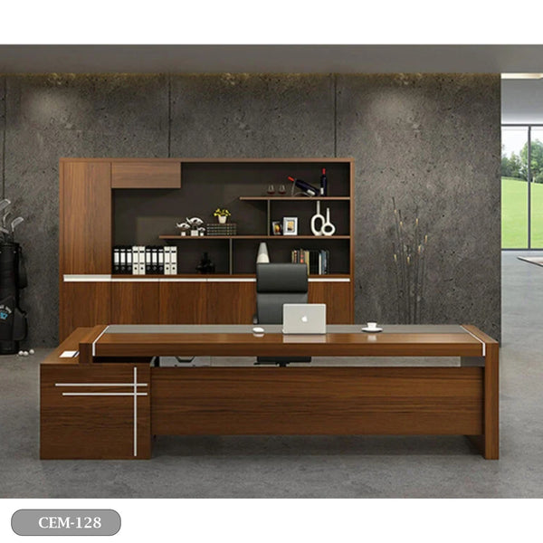 High quality Spanish MDF wood manager desk - CEM-128