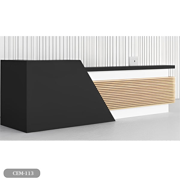 Reception desk - Reception Counter - Spanish MDF wood - CEM-113