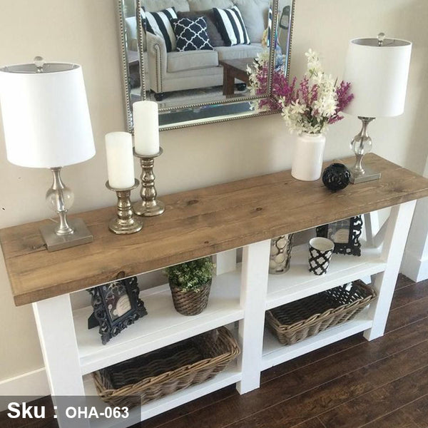 Swedish wood console - OHA-063