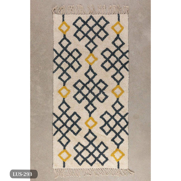 Handmade pure wool rug - 200x150cm - LUS-293