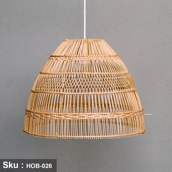 Natural Bamboo Chandelier 45x40cm - HOB-026